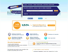 Tablet Screenshot of encontracarapicuiba.com.br